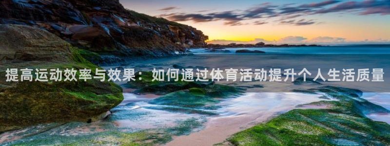 熊猫体育手机版：提高运动效率与效果：如何通过体育活动提升个人生活质量